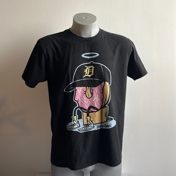 Donut Large Black Rumbl T Shirt - Picture 1 of 6